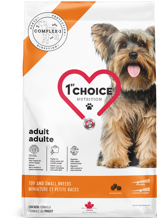 Nourriture pour Chien Adulte Miniature et Petite Races - 1ST Choice