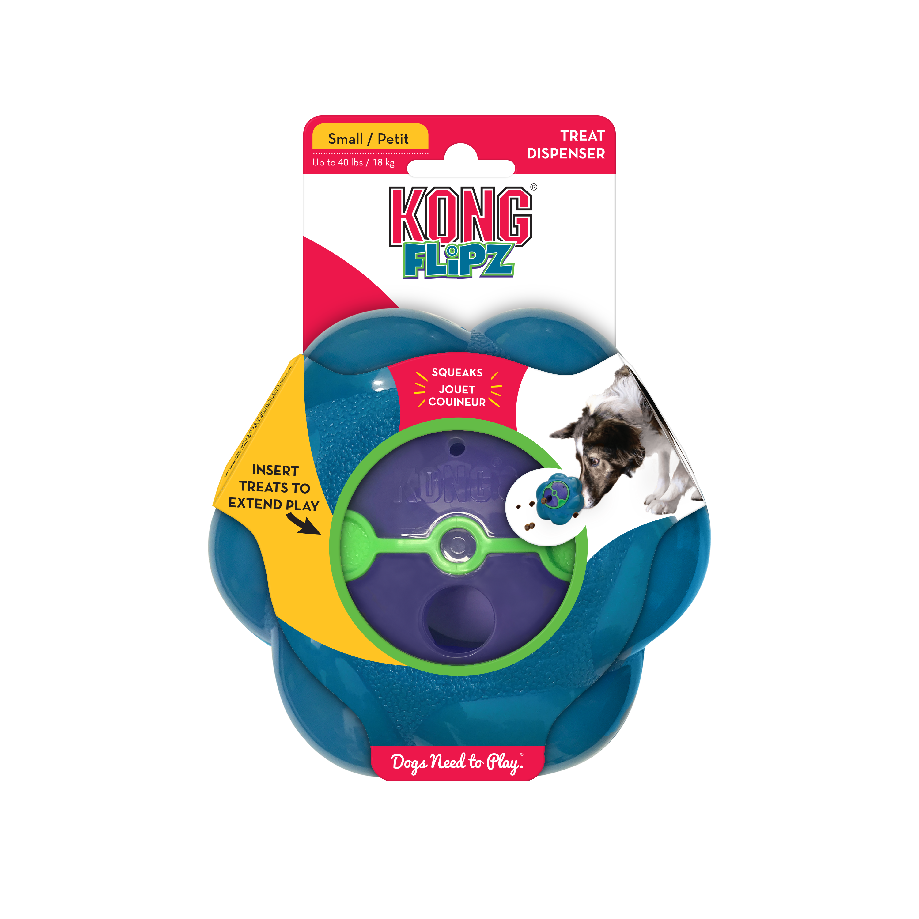Kong distributeur de nourriture ou gaterie pour chien— animauxbouffe