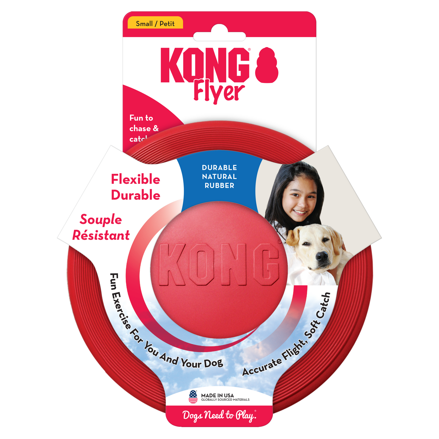 Frisbee Kong Flyer rouge