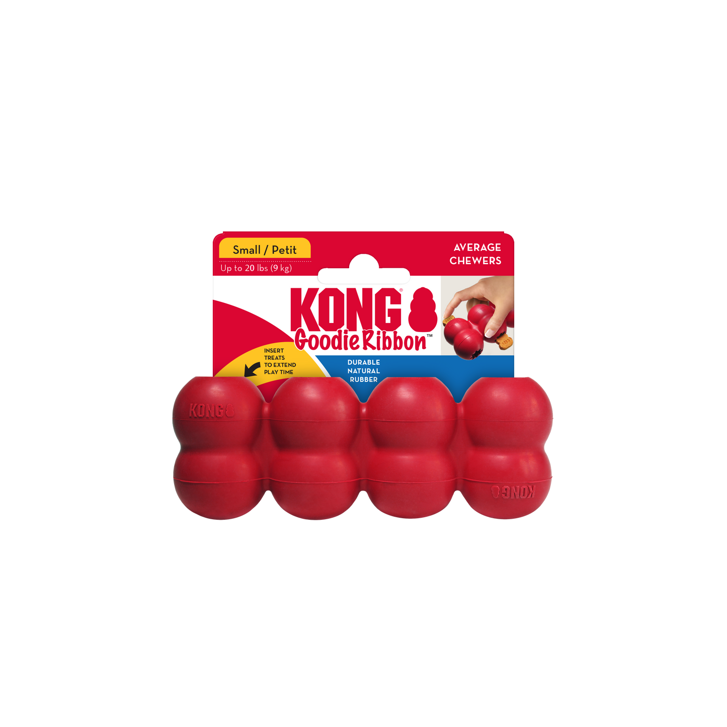 Kong goodie Ribbon rouge